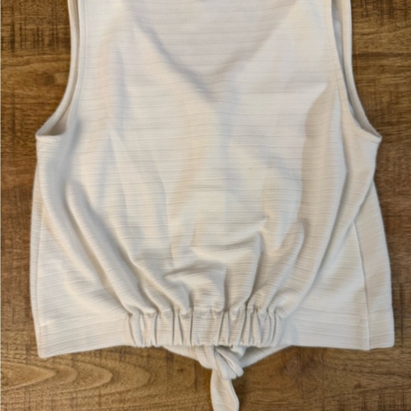 J. Crew Ivory Button-Front Tank Top-Small - Picture 3 of 5